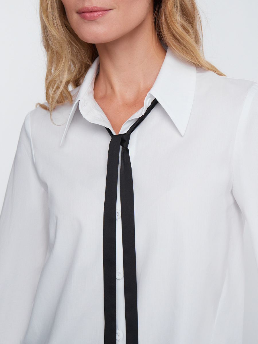Блуза-рубашка с галстуком в комплекте
